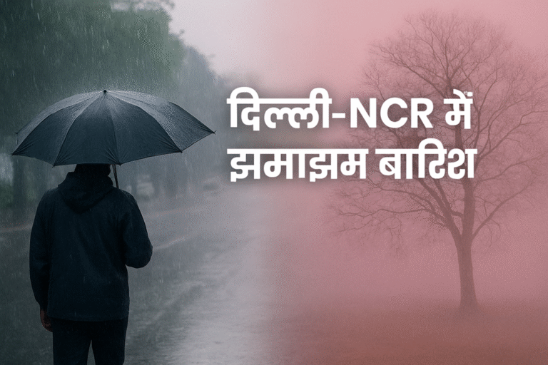 दिल्ली-गुरुग्राम में झमाझम बारिश